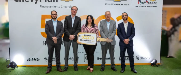 ChevyPlan - ChevyPlan llega a las 50.000 entregas y financia uno de cada siete Chevrolet nuevos en Ecuador
